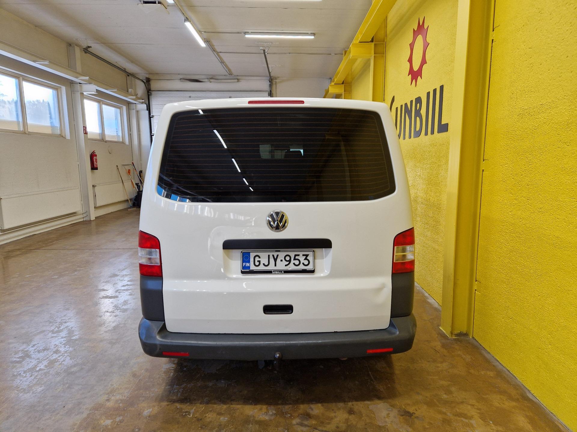 Volkswagen Transporter 2.0 TDI 75 kW pitkä + ALV 24% + Webasto + Ilmastointi + Vetokoukku - Sunbiili